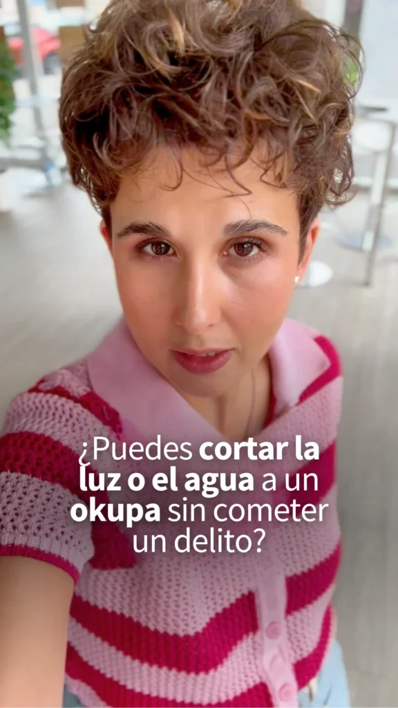 cortar la luz a un okupa