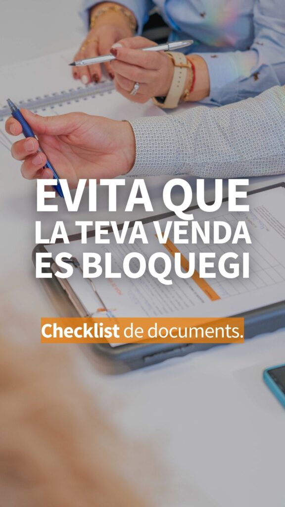 documents per vendre una vivenda