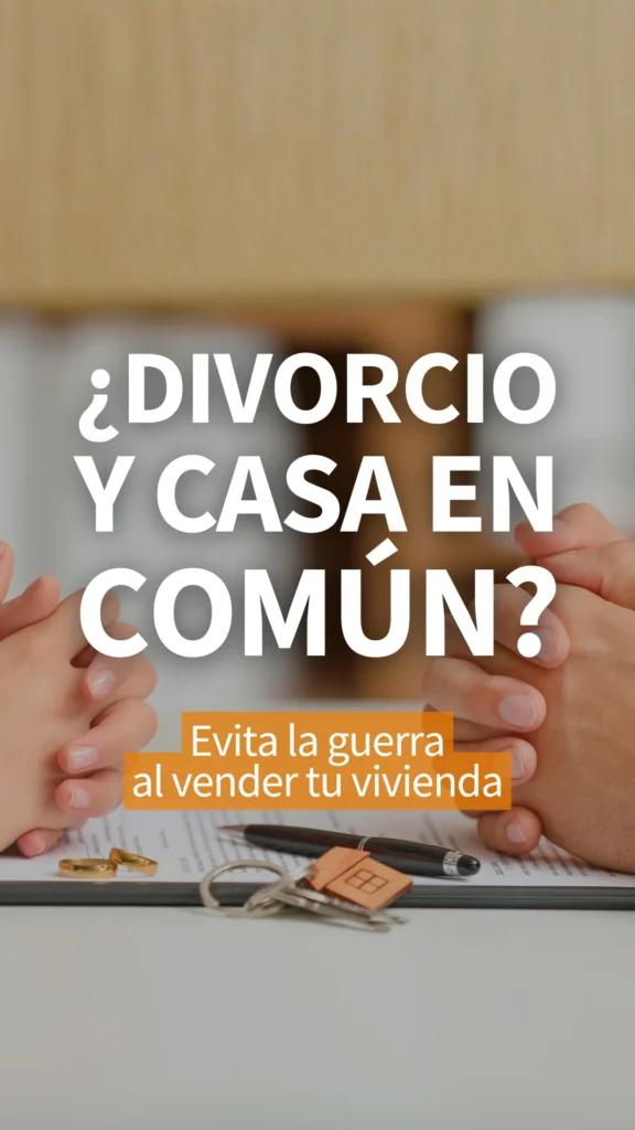 Pareja asesorándose para vender casa por divorcio con mediador de Finques Segarra